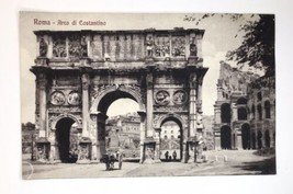 Arc de Constantine Rome Italy RPPC Postcard with Stamp Pre 1920 - £6.29 GBP