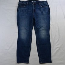 Old Navy 16 Short Pop Icon Skinny Mid Rise Dark Wash Stretch Denim Jeans - £11.78 GBP