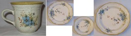 Mikasa GARDEN CLUB DAY DREAMS Dishes you pick blue flowers on tan - $18.06+