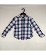 Children&#39;s Place Plaid Button Up Shirt Size Large 10/12 100% Cotton - £7.17 GBP