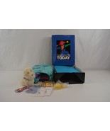 American Girl Coconut Puppy Plush Dog Doghouse Leash Accessories w/ Box - £26.69 GBP