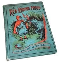 Antique 1900&#39;s Little Red Riding Hood and Other Stories Illustrated Hardcover - £39.30 GBP