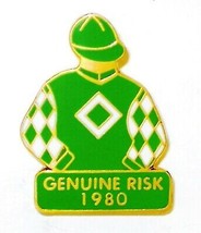 GENUINE RISK - 1980 Kentucky Derby Winner Jockey Silks Pin - £15.62 GBP