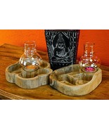 Lantern Bowl Decor Tealight Platter Snack Dish Candle Pastry Tray Glass - $789.92 MXN