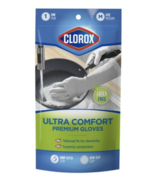 Clorox Ultra Comfort Premium Latex Free Gloves, 1 Pair, Size Medium - £7.92 GBP