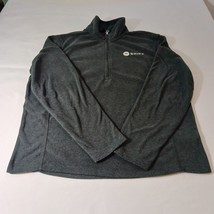 Shipt Gray 1/4 Zip Men's Employee Pocket Logo Hoodie Sweatshirt Jacket Size L image 11