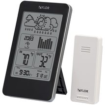 Taylor Digital Wireless Indoor Outdoor Thermometer and Barometer with Ti... - $39.83