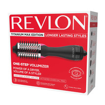 Revlon One-Step Hair Dryer &amp; Volumizer Titanium Max Edition, 1452692 RVDR5282CT - £55.60 GBP