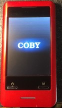 COBY DIGITAL MEDIA PLAYER - TOUCH PAD -MODEL: MP828 - 8GB -RED - $19.50