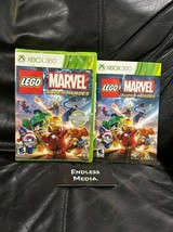 LEGO Marvel Super Heroes [Platinum Hits] Xbox 360 Box and Manual Video Game Vid - £2.26 GBP