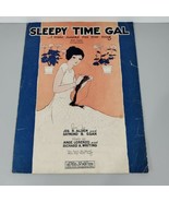 Vtg 1925 Sheet Music Sleepy Time Gal With Ukulele Trot Song Leo Feist inc - £10.53 GBP