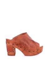 Bedstu deva clog flatform heel in Cognac Dip Dye - £134.20 GBP