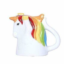 Pacific Giftware Topsy Turvy Unicorn Expresso Mug Adorable Mug Upside Down Home - £14.22 GBP