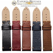 ExpertsWatches Hand Made Premium Leather Stitched Vintage Watch Strap Band 20 mm - £31.31 GBP