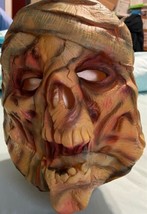 Mummy Horror Latex Mask Deluxe Halloween Universal Studios Costume Full Head - £33.41 GBP