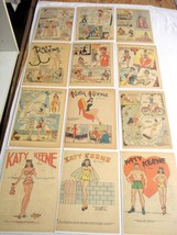 12 Katy Keene Comic 1950&#39;s Swim Suit Pages Pin-Ups, Comic Pages Bill Woggon GGA - £15.79 GBP
