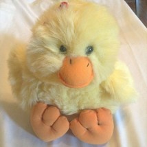 chick plush girl Wondertreats Inc stuffed bow 12 in yellow orange bird - $10.49