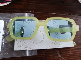 Urban Outfitters Color Glasses Green Neon Funky Sunglasses - £7.01 GBP
