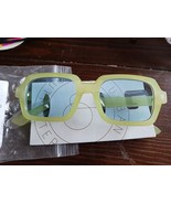 URBAN OUTFITTERS COLOR GLASSES GREEN NEON FUNKY SUNGLASSES - €7,67 EUR