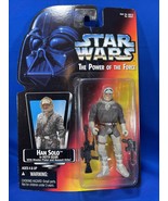 Hasbro Star Wars Power Of The Force Han Solo In Hoth Gear Action Figure NOS - £9.58 GBP