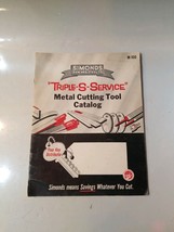 1963 Vintage Industrial Tool Catalog SIMONDS Triple-S-Service Metal Cutting Tool - £6.86 GBP