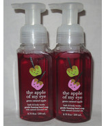 Bath &amp; Body Works Foam Hand Soap Lot 2 the apple of my eye GREEN CARAMEL... - £18.25 GBP