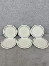 Set Of 6 Vintage Pfaltzgraff Stoneware Yorktowne 6&quot; Saucer Plates Retire... - $27.98