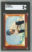 1955 Bowman Willie Mays #184 SGC 2 P1382 - $198.00