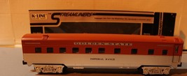 VINTAGE K-LINE TRAINS - GOLDEN STATE &#39;IMPERIAL RANGE&#39; PASSENGER CAR- NEW... - $32.29