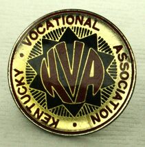 Vintage KENTUCKY VOCATIONAL ASSOCIATION KVA Enameled Lapel/Hat Pin - $9.89