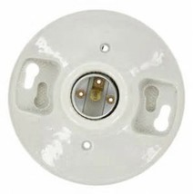 Porcelain LAMPHOLDER ceramic WHITE Bulb Fixture one piece Keyless LEVITO... - $369.25 MXN