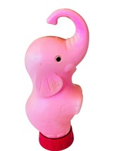 Pink Elephant bubble bath circus bottle anthropomorphic vtg antique toy ... - £19.42 GBP