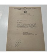 International Association of Oil Field Gas Well And Refinery Workers Let... - $44.35