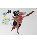 &#39;Pirate Dog&#39; 1/20 Limited Edition Giclee Print By Amy Husband - $729.30 MXN