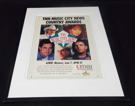 1993 TNN Music City News Awards Framed ORIGINAL 11x14 Vintage Advertisem... - $34.64