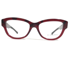 Burberry Eyeglasses Frames B2208 3591 Brown Red Tortoise Square 51-17-140 - £88.91 GBP