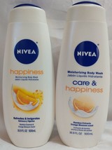 Nivea  Happiness &amp; Care &amp; Happiness Orange Blossom Bamboo Body Wash 16.9... - £31.38 GBP
