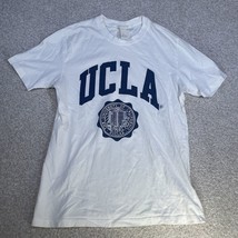 H&amp;M LOGG UCLA T Shirt Adult Small Short Sleeve Crew Neck White 100% Cotton - £14.21 GBP