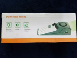 Door Stop Alarm Personal Security Fortification Green 120 DB - £9.49 GBP