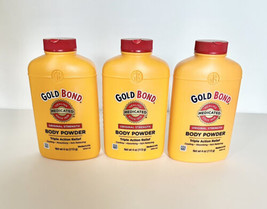 THREE Gold Bond Body Powder Medicated  Strength 4Oz W/ TALC Original Formula - £46.85 GBP