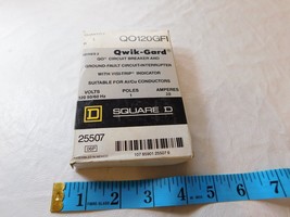 Square D QO120GFI Qwik-Gard 20AMP GFI Circuit Breaker Ground Fault Interrupter - £74.38 GBP