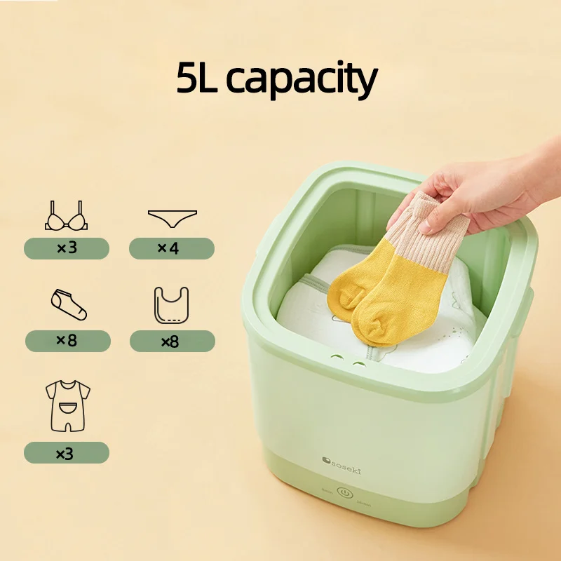 E portable blu ray cleaning machine laundry machine underwear sock baby clothes cleaner thumb200