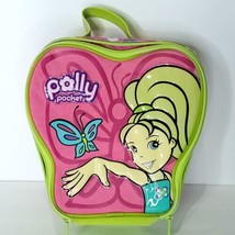 Polly Pocket Carrying Case Bag Tara Purse 9 In 2005 Vintage Butterfly Pink Green - £23.45 GBP