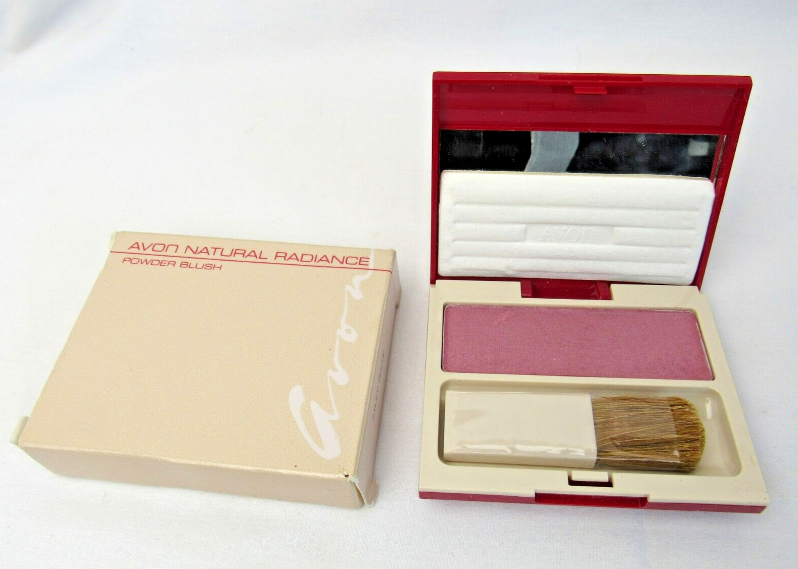 AVON Natural Radiance Powder Blush - Silky Mauve .23 oz with BOX New Old Stock - $14.00