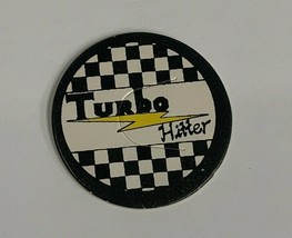 Turbo Hitter Black &amp; White Checkers  POG Hawaii Milk Cap Slammers - $7.87
