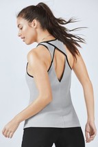 Fabletics Tyra Tank Top Twisted Back Stretch Athletic Scoop Womens XS NW... - £19.38 GBP
