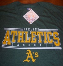 Oakland Athletics A&#39;s Mlb Baseball T-Shirt Mens Medium New w/ Tag - £15.55 GBP