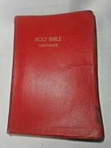 HOLY BIBLE Concordance Revised Standard Version Melton Book 1952 Red Sof... - £15.71 GBP