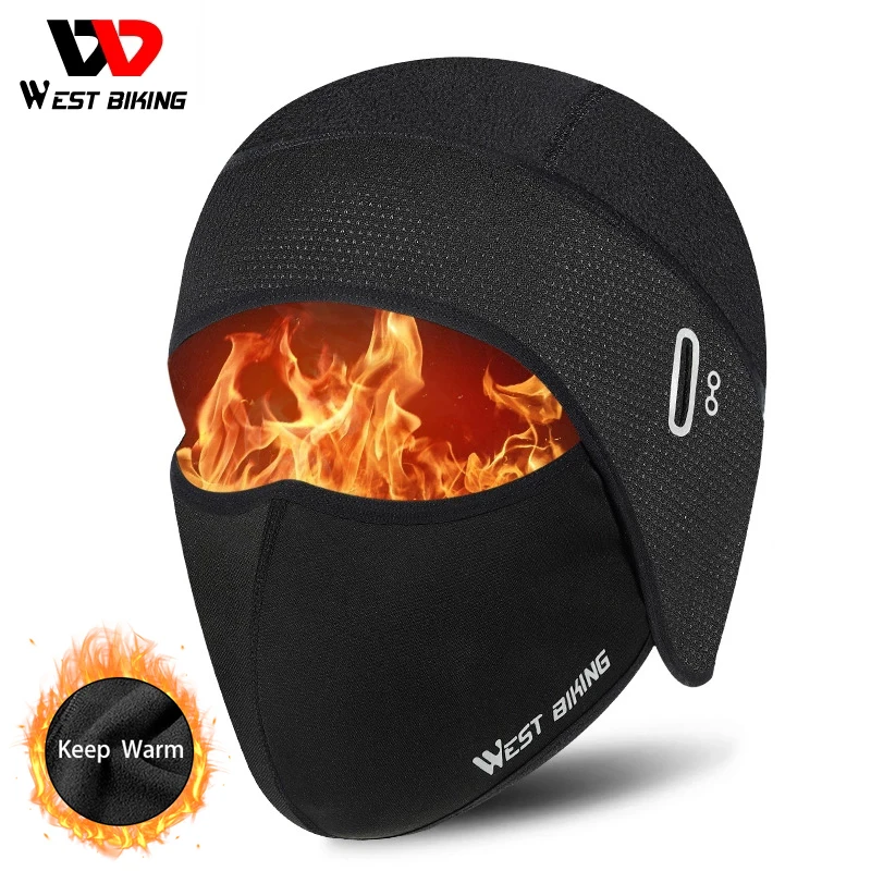 Winter Fleece Motorcycle Face Mask Keep Warm Motocross Windproof Face Shield Hat - £41.20 GBP