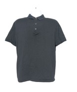 Michael Michael Kors Mens Polo Size Large Solid Black Short Sleeve Casual - €17,84 EUR